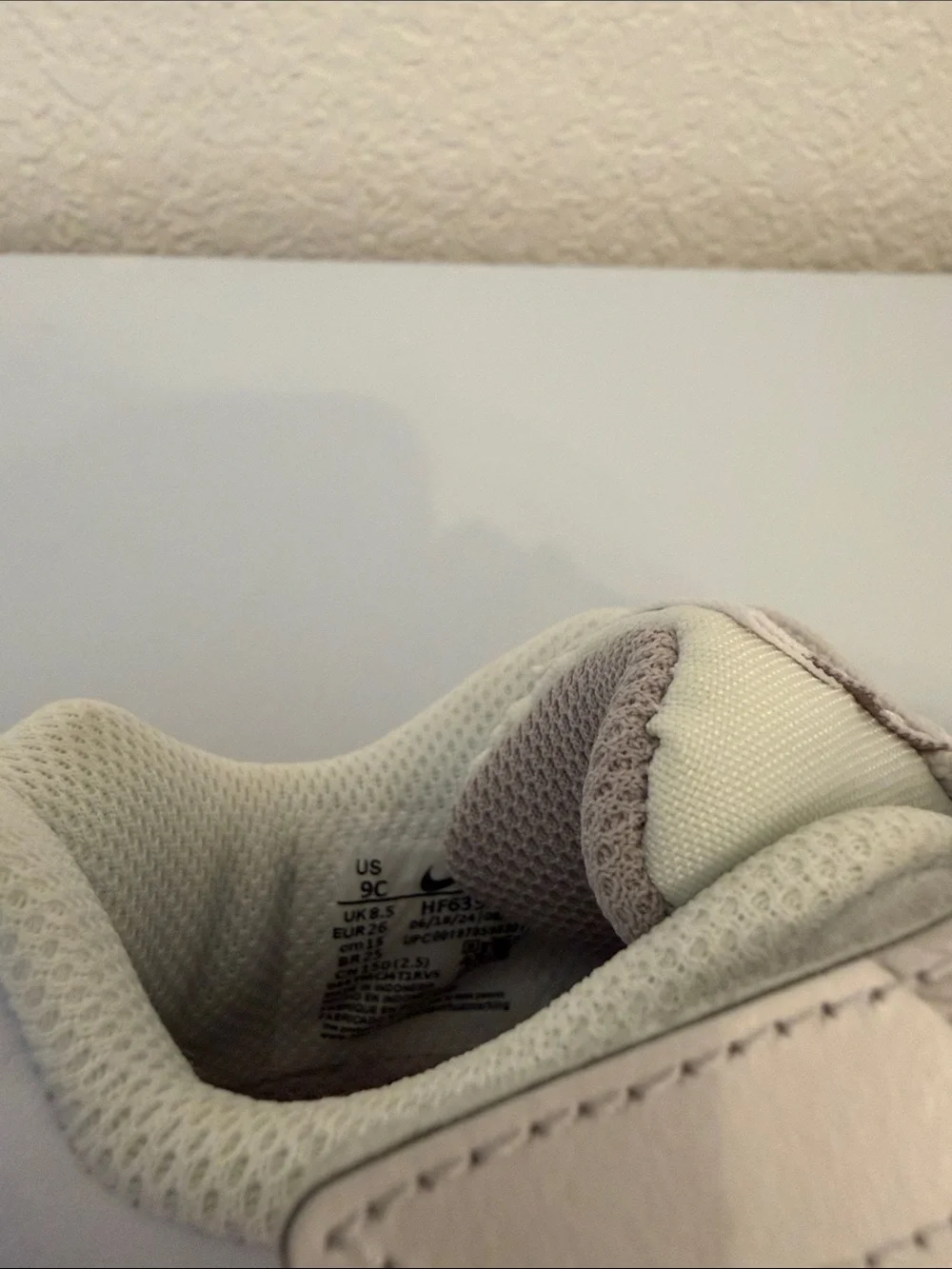 Nike Kids White, Light Gray & Blue Air Max-Style Sneakers